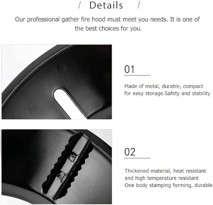 Gas Saver Burner (Pack of 2) (Black)